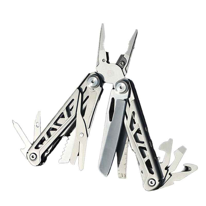 Foldable Multitool Pliers with Scissors and Screwdriver Stainless Steel Multi Tool Pliers with Replaceable Wire Cutters and Saw-0