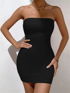 Pavasario ir vasaros seksualus mažo dirželio suknelė, dengiantis krūtinę ir klubus.