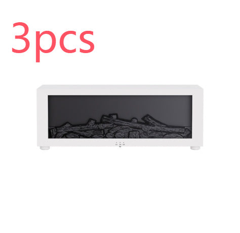 Naujas liepsnos tipo aromaterapijos prietaisas – spalvotas eterinių aliejų difuzorius su dideliu garų kiekiu, liepsnos efekto drėkintuvas ir 3D židinio imitacija namams