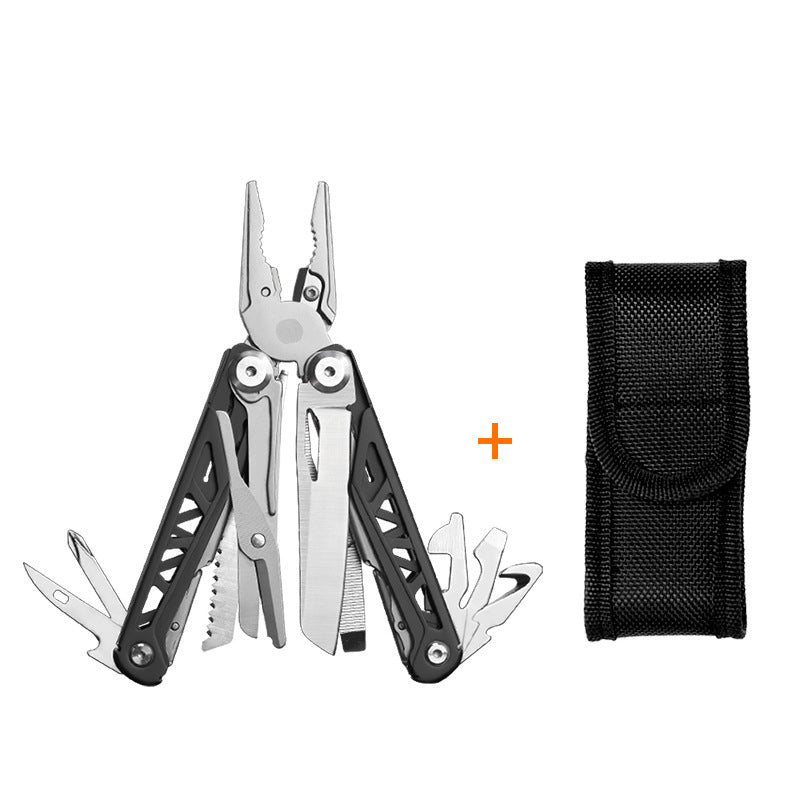 Foldable Multitool Pliers with Scissors and Screwdriver Stainless Steel Multi Tool Pliers with Replaceable Wire Cutters and Saw-5
