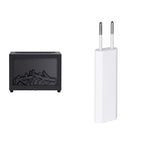 Naujas liepsnos tipo aromaterapijos prietaisas – spalvotas eterinių aliejų difuzorius su dideliu garų kiekiu, liepsnos efekto drėkintuvas ir 3D židinio imitacija namams